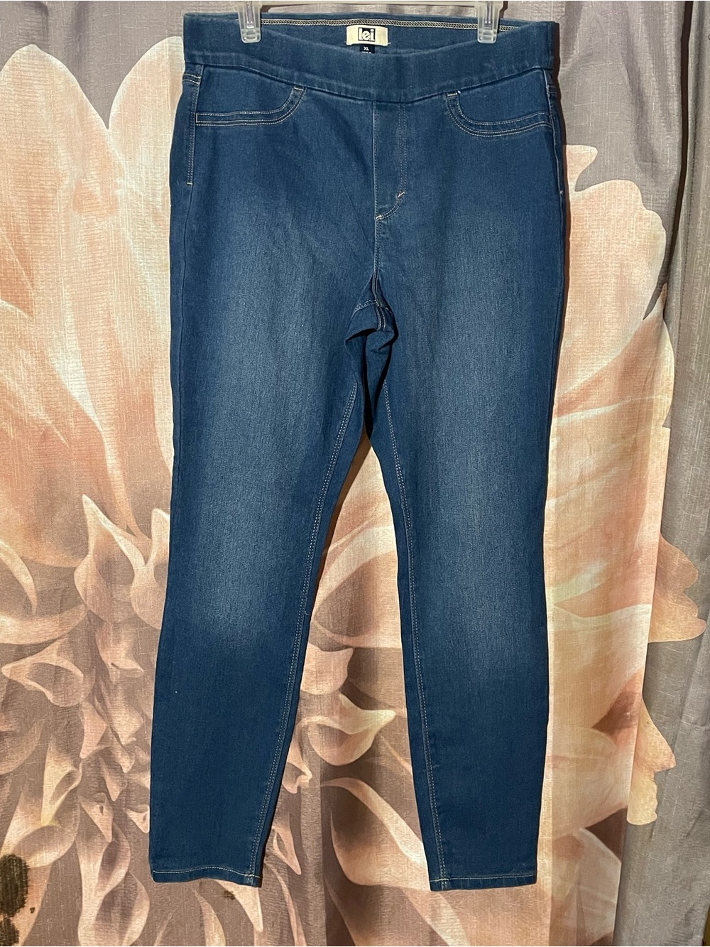 lei Women's Dark Blue Stretch Jeggings